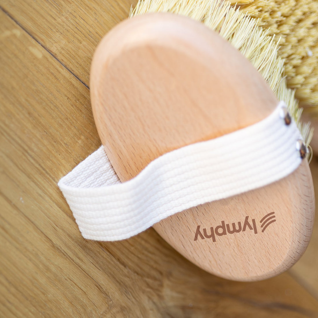 Lymphy lymphatic body brush with strap